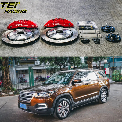 Front Big Brake Kit 4 Piston Caliper With 378x32mm Rotor BBK Auto Brake System For Changan CS95 19 Inch Car Rim