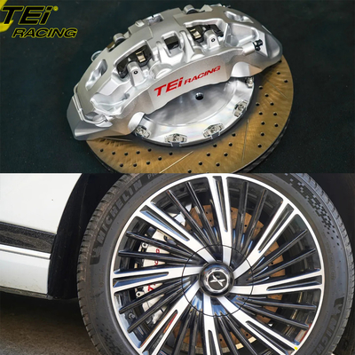Front Big Brake Kit 10 Piston Caliper With 410x36mm Rotor BBK Auto Brake System For XPeng G9 21 Inch Car Rim