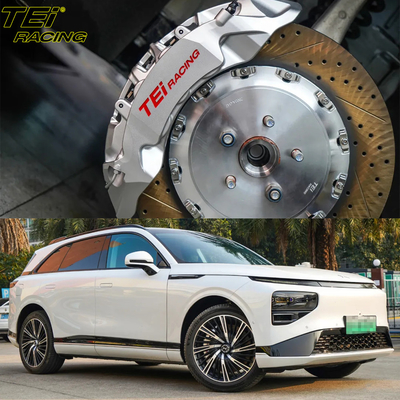 Front Big Brake Kit 10 Piston Caliper With 410x36mm Rotor BBK Auto Brake System For XPeng G9 21 Inch Car Rim