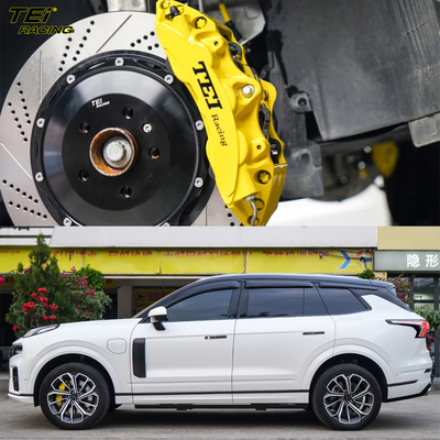 Front Big Brake Kit 6 Piston Caliper With 378x32mm Rotor BBK Auto Brake System For Lynk & Co 09  20 Inch Car Rim
