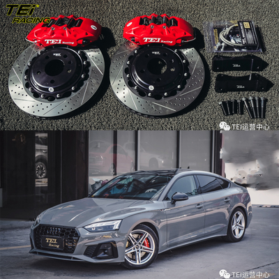 Front Big Brake Kit 6 Piston Caliper With 355x32mm Rotor BBK Auto Brake System For Audi A5 18 Inch Car Rim