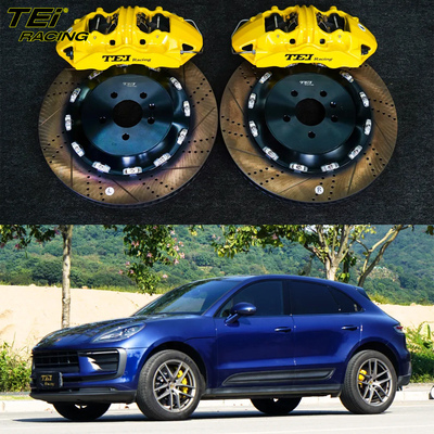 Front Big Brake Kit 6 Piston Caliper with 405x34mm rotor BBK auto brake system For Porsche Macan 20 Inch car rim
