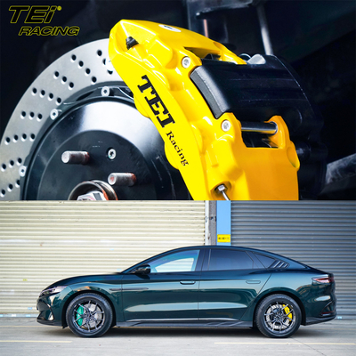 Rear Big Brake Kit 6 Piston Caliper With 380*28 Mm Rotor BBK Auto Brake System For BYD Han 19 Inch Car Rim