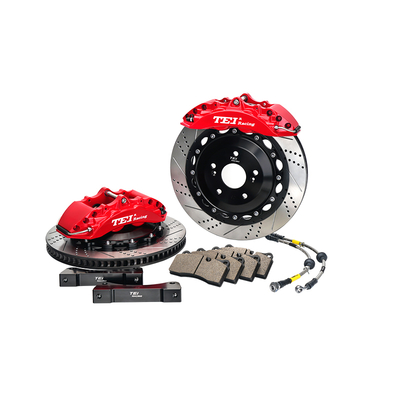 TEIRacing P40NS-R High Performance Brake Caliper Kit Rear Brake Pad 4 Piston For Honda/Cadillac/Toypta/BMW/ VW For 17/18 Inch Wheel