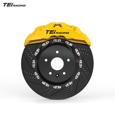 TEI Big Brake Kit P60NS+ 6 Pot 378mm Brake Rotor Front Brake Caliper Kit 18 Inch Wheel for Tesla Model 3 2017-2021 