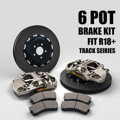 TEI GT60-MONO BBK 355mm 378mm Disc 6 Piston Racing Brake Kit for Audi RS3 RS4 B5 B7
