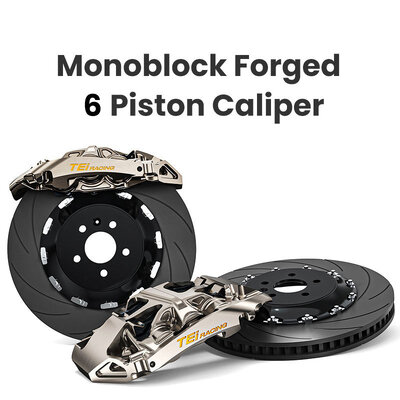 TEI GT60-MONO BBK R18 R19 Rotor Disc 6 Piston Monoblock Forged Front Racing Brake Kit for Porsche 718 Boxster 987 981 982