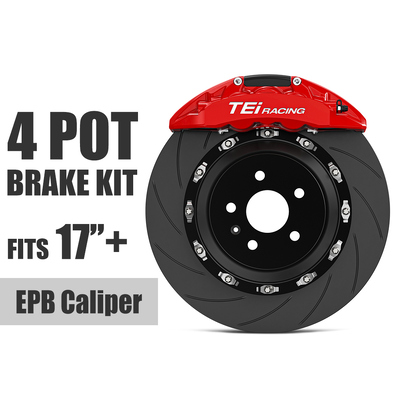 TEI P4+EXPLORE High Performance 4 Piston EPB Brake Systems Rear Brake Kit for BMW X3
