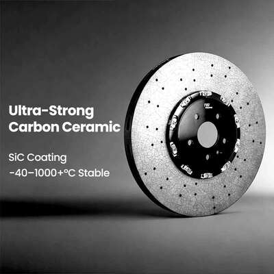 TEi Front Rear 355-440mm TCCB-R Carbon Fiber Ceramic Rotor for BMW X3/X4/X5/X6 M G01-G06 Porsche 911 Range Rover