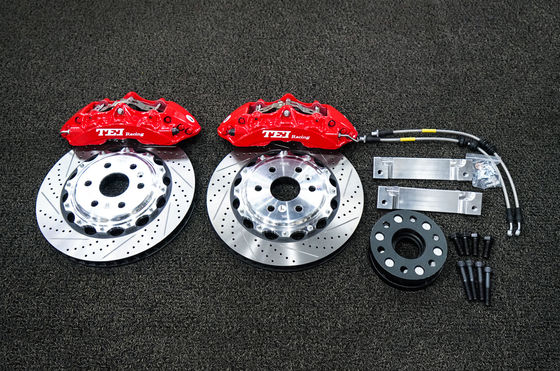 TEI Racing BBK P60NS 6 Piston Forged two - pieces Caliper Brake Kit For Cadillac XT5 19 Inch Wheel Front