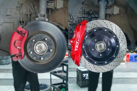 Front Brake Caliper Kit With 378x32mm Vented Disc Rotor For MAZDA6 ATENZA 2017-2021 20/21/22&quot; Wheel