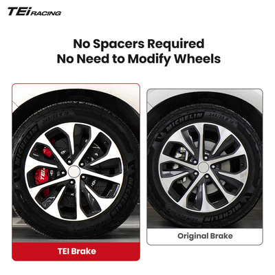 TEI P60EV Big Brake Kit 6 Pot Auto Brake Calipers 18-inch Disc BBK for ...