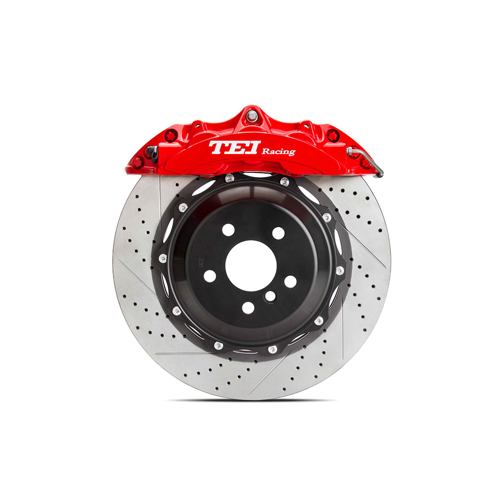 P60NS 6 Piston Caliper 355*32mm 378*32mm Rotor Brake Kit Drilled ...