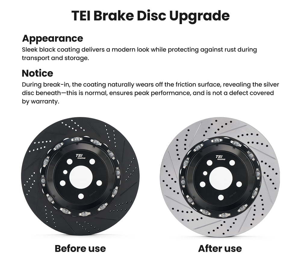 TEI P60ES フロントブレーキキャリパー 18/19インチ ブレーキディスク