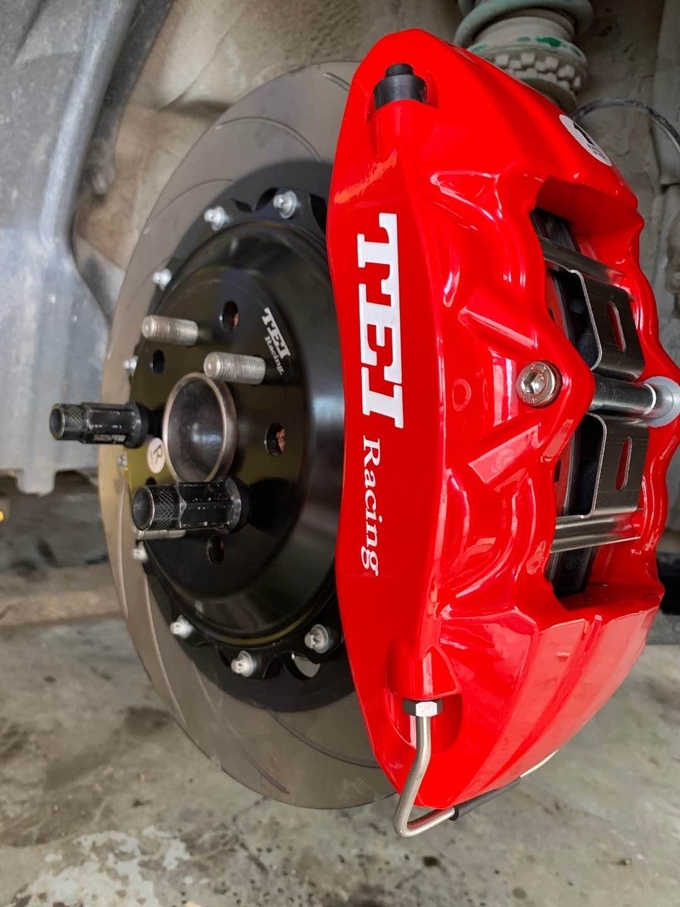 Subaru BRZ Installed Big Brake Kits 4 Piston Calipers With